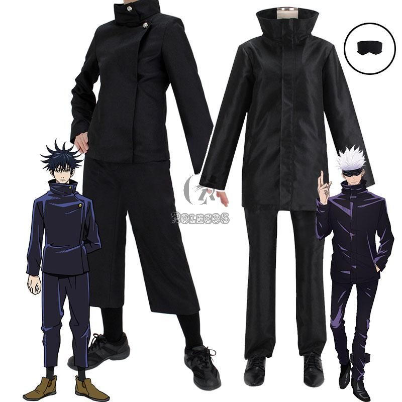 Jujutsu Kaisen Sorcery Fight Gojou Satoru Fushiguro Megumi Inumaki Toge Uniform Cosplay Costume
