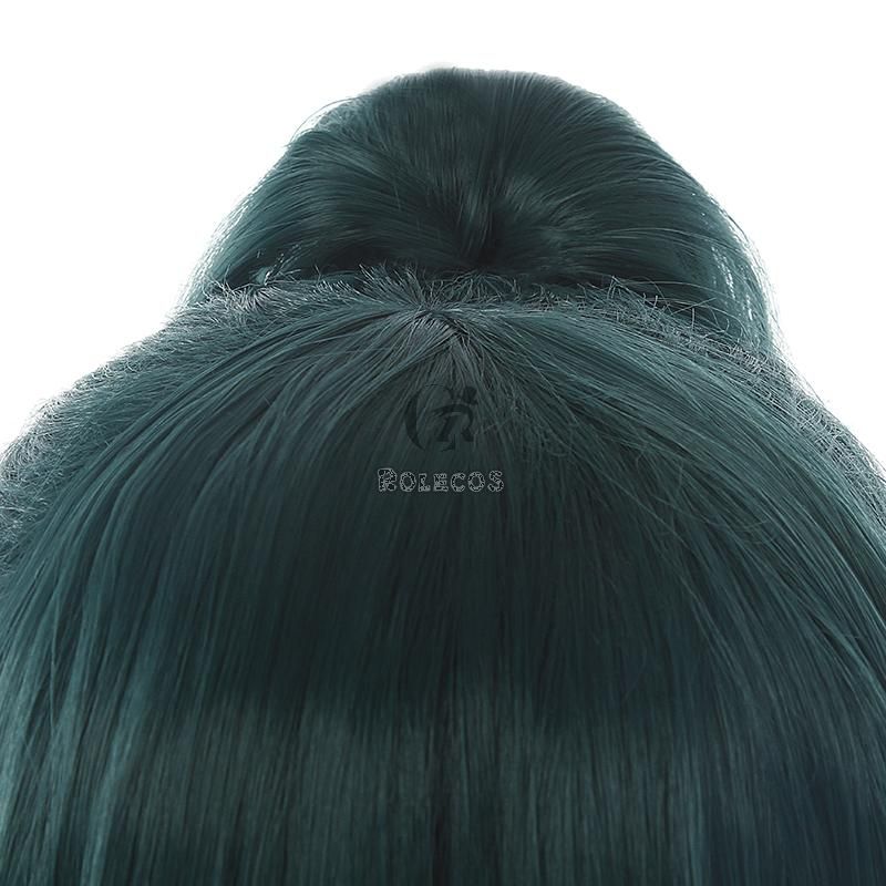 Jujutsu Kaisen Sorcery Fight Zenin Maki Green Ponytail Cosplay Wigs