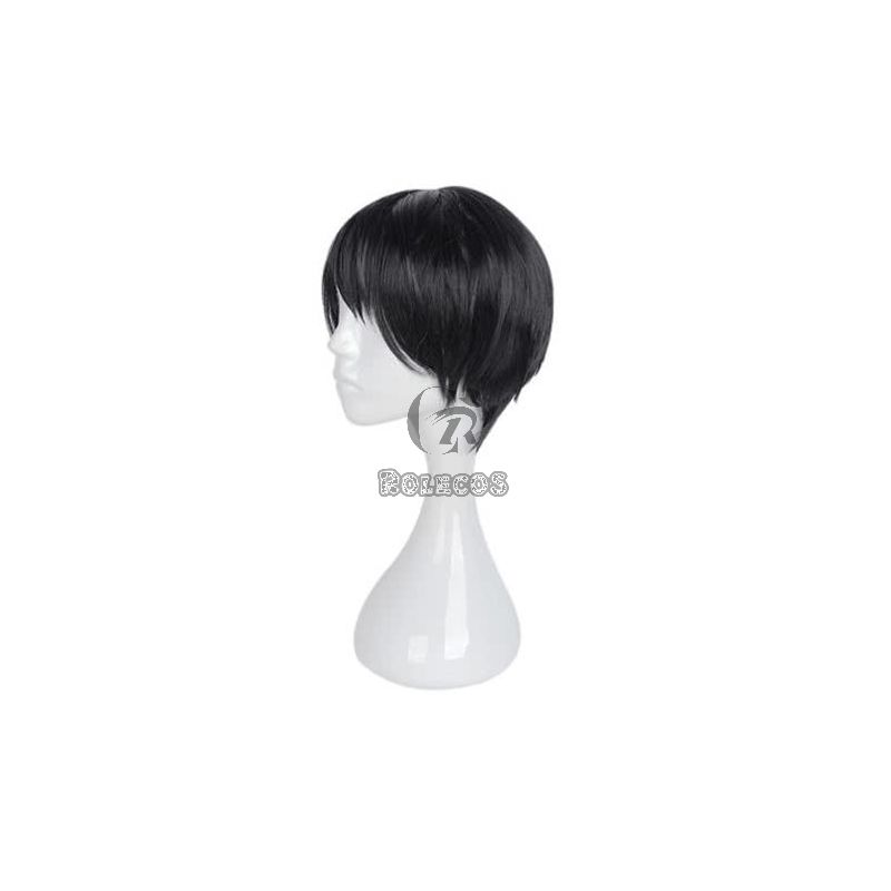 Kakegurui Kaede Manyuda Short Black Men Cosplay Wigs