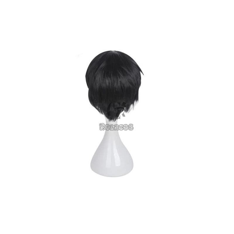 Kakegurui Kaede Manyuda Short Black Men Cosplay Wigs