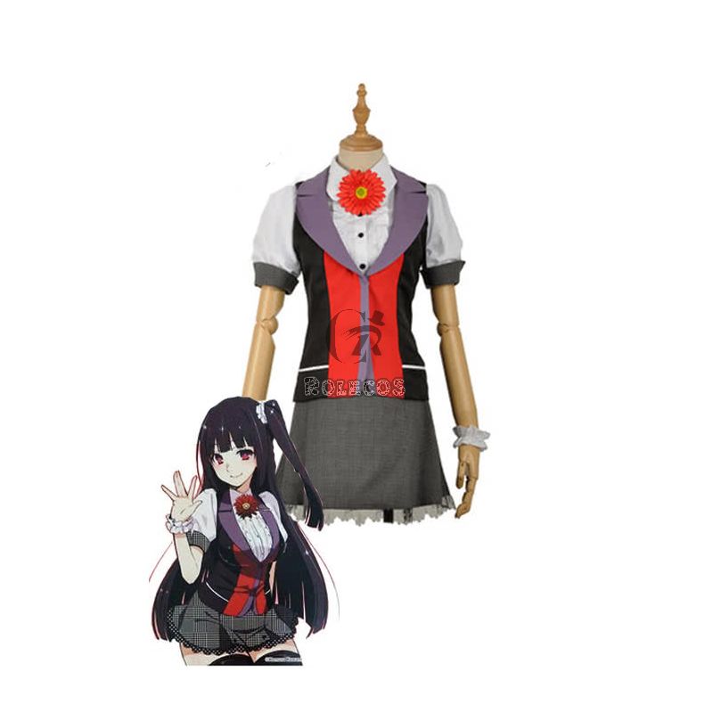Kakegurui Yumeko Jabami HyakkaouUniform Cosplay Costumes