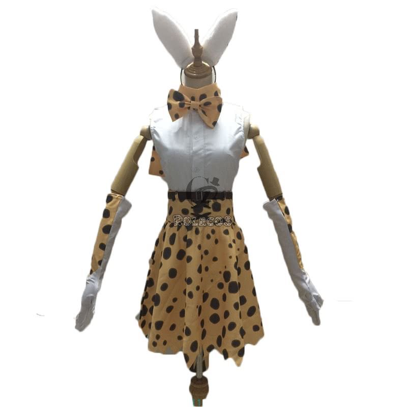Kemono Friends Project Leptailurus serval Cosplay Costume 