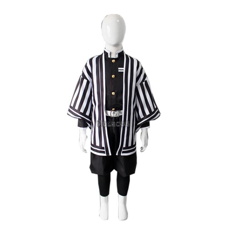 Kid Demon Slayer Iguro Obanai Uniform Cosplay Costume