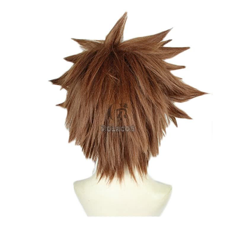 Kingdom Hearts Sora 3th Ver Short Brown  Cosplay Costume