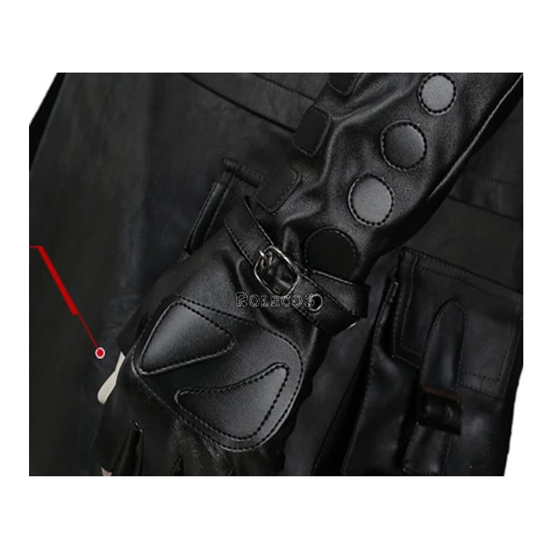 Kingsglaive Final Fantasy XV Noctis Black leather Cosplay  Costume