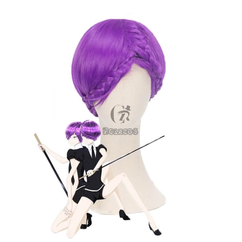 Land of the Lustrous Houseki no Kuni Amethyst Short Purple Cosplay Wigs