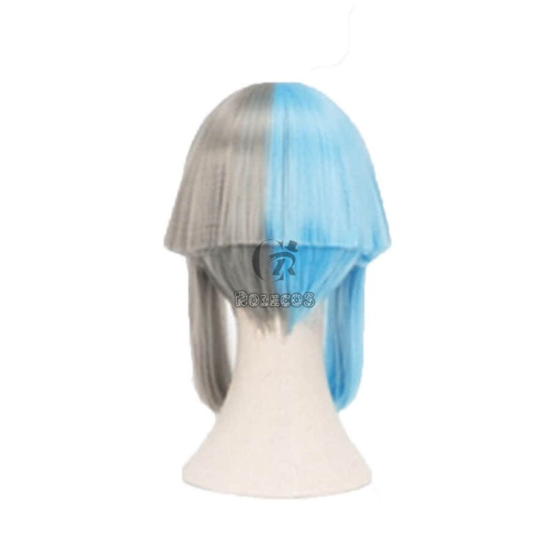 Land of the Lustrous Houseki no Kuni Euclase Short Mixed Blue and Gray Cosplay Wigs