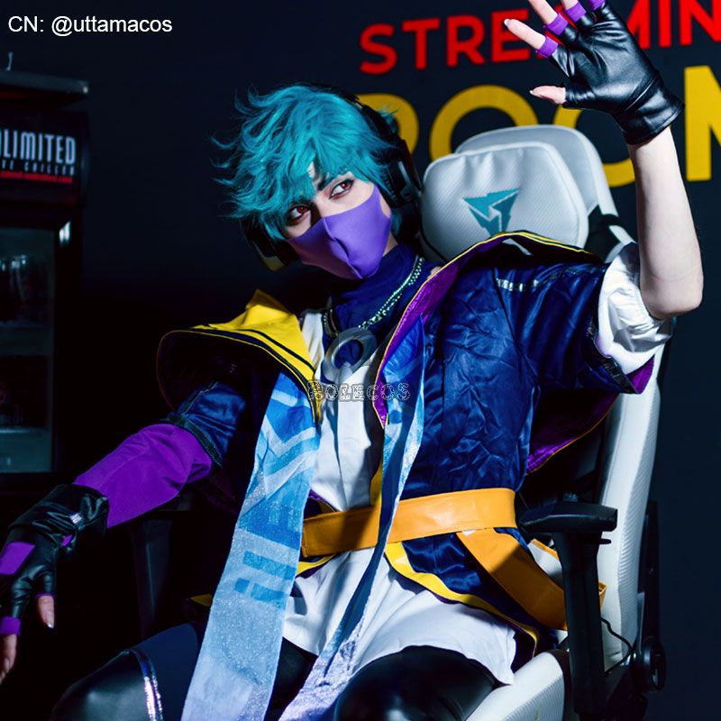 League of Legends LOL Heartsteel Aphelios Cosplay Costume Halloween Costume