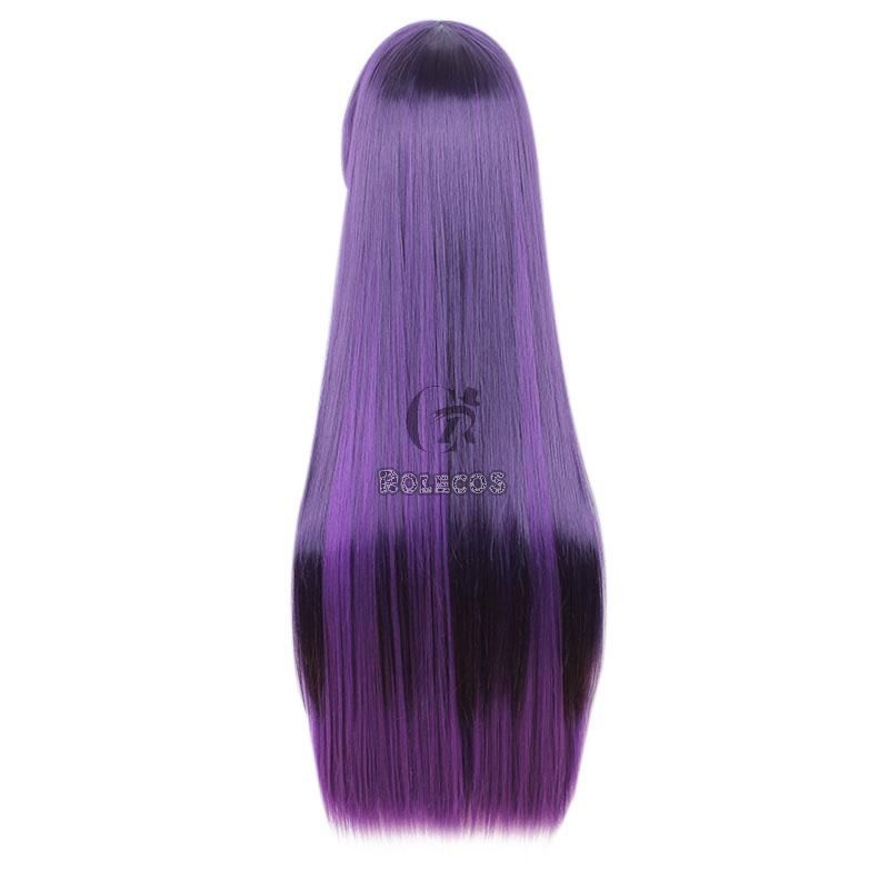 League of Legends Star Guardian Syndra Game Purple Long Straight Cosplay Wigs 