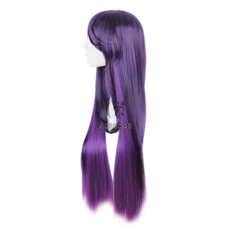 League of Legends Star Guardian Syndra Game Purple Long Straight Cosplay Wigs 
