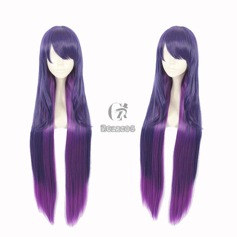 League of Legends Star Guardian Syndra Game Purple Long Straight Cosplay Wigs 