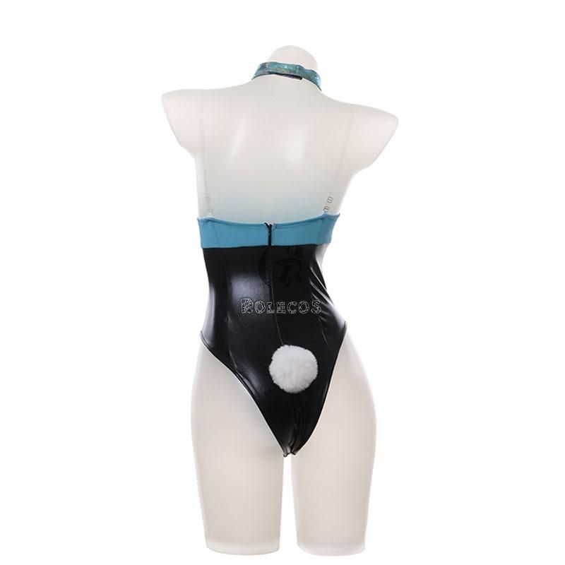 LOL KDA Akali Bunny Girl Cosplay Costume