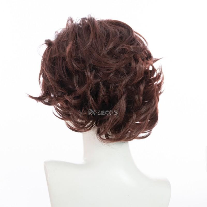 LOL Arcane Viktor Dark Brown Short Cospaly Wigs
