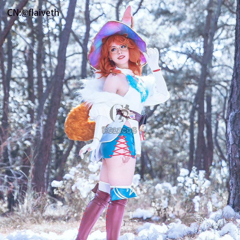 LOL Aurora Cosplay Costume Halloween Costume
