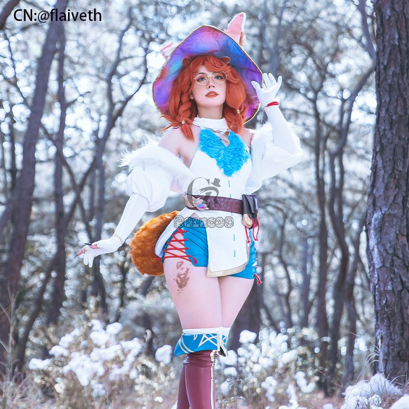 LOL Aurora Cosplay Costume Halloween Costume