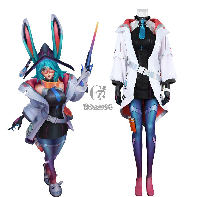 LOL Battle Bunny Aurora Cosplay Costume