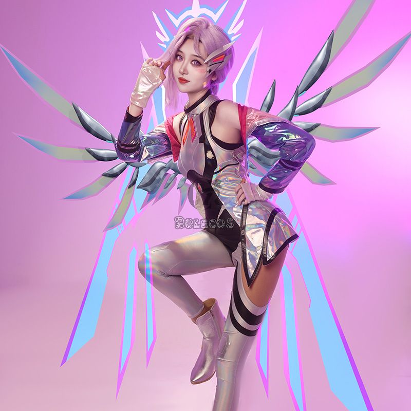 LOL Battle Dove Seraphine Cosplay Costume