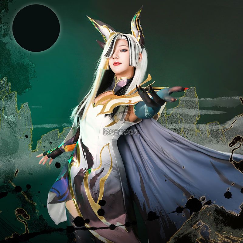 LOL Calligraphia Xayah Cosplay Costume Halloween Costume