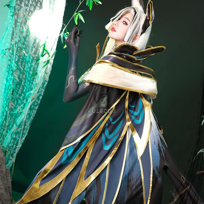 LOL Calligraphia Xayah Cosplay Costume Halloween Costume