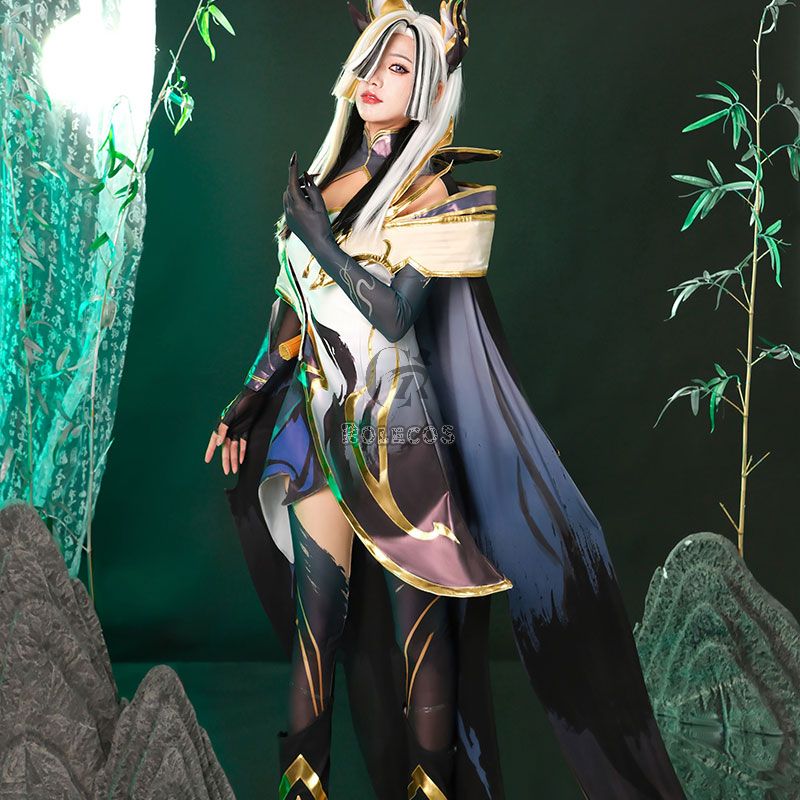 LOL Calligraphia Xayah Cosplay Costume Halloween Costume