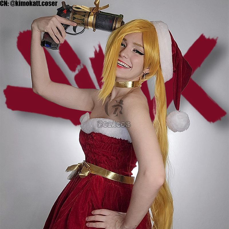 LOL Christmas Jinx Game Cosplay Wigs