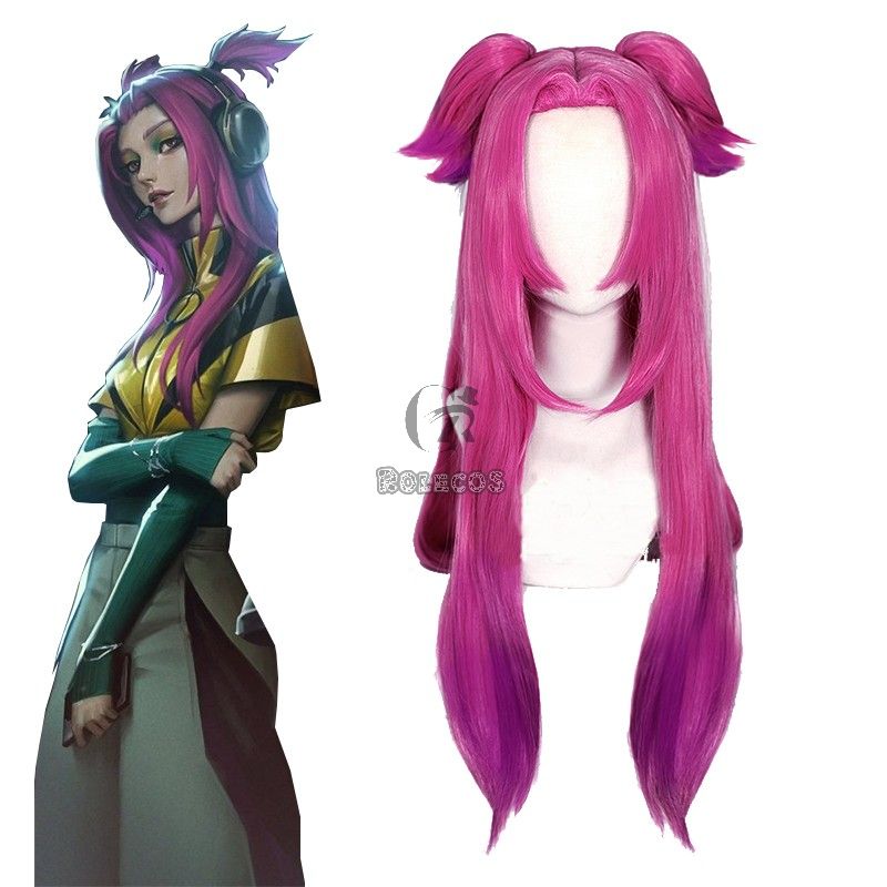 League Of Legends LOL Heartsteel Alue Pink Cosplay Wigs