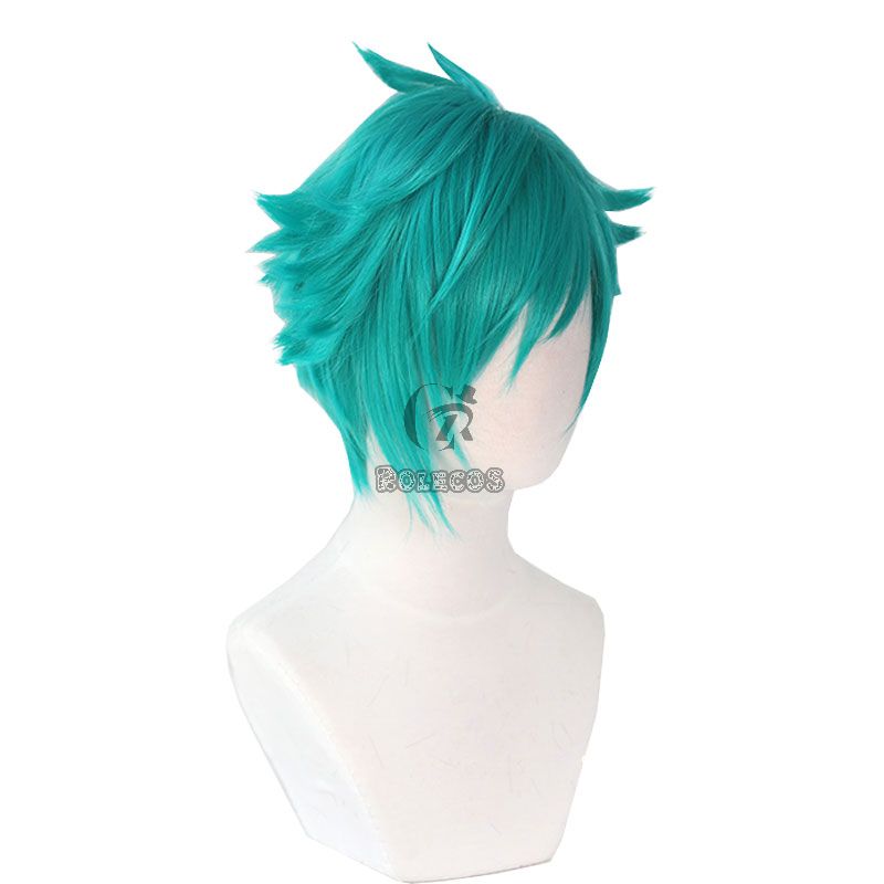 League Of Legends LOL Heartsteel Aphelios Blue Green Cosplay Wigs
