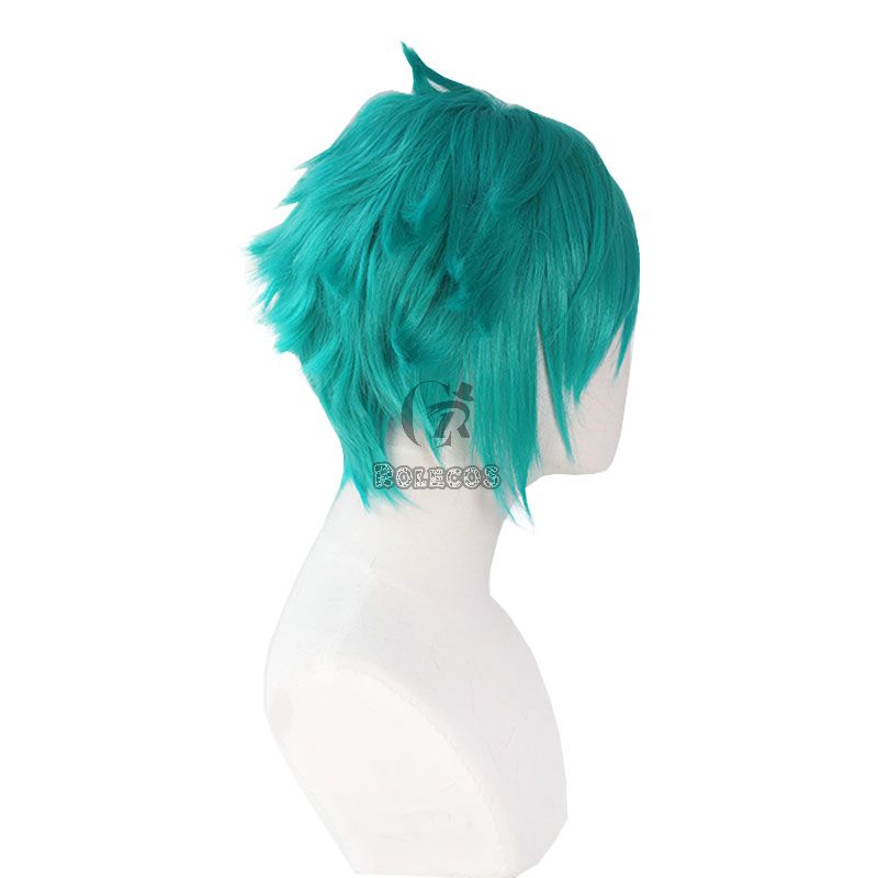 League Of Legends LOL Heartsteel Aphelios Blue Green Cosplay Wigs