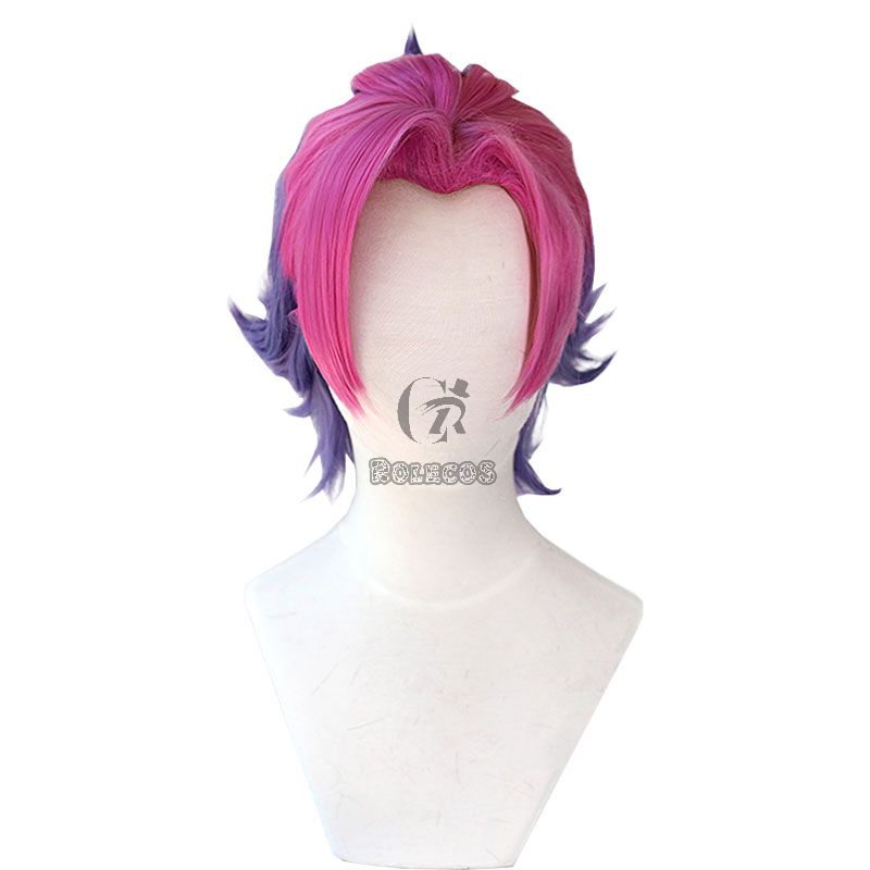 League Of Legends LOL Heartsteel Shieda Kayn Red Mixed Purple Cosplay Wigs