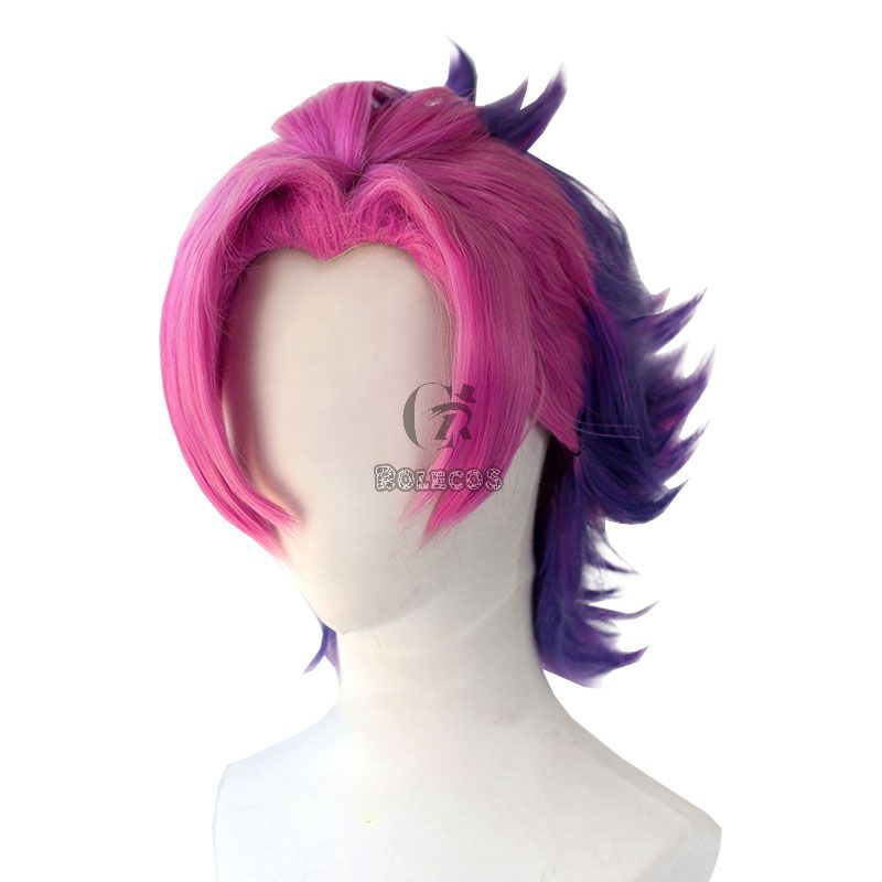 League Of Legends LOL Heartsteel Shieda Kayn Red Mixed Purple Cosplay Wigs