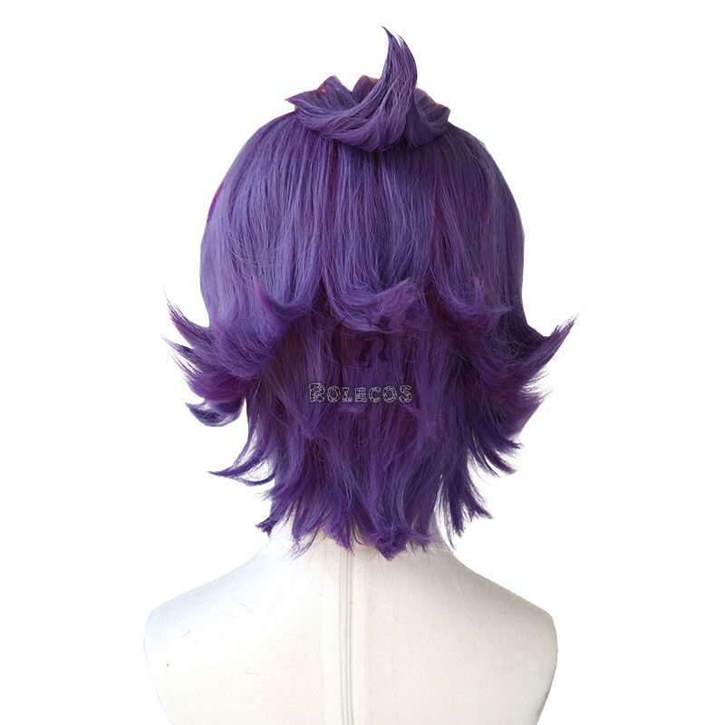 League Of Legends LOL Heartsteel Shieda Kayn Red Mixed Purple Cosplay Wigs