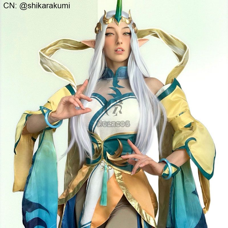 LOL Immortal Journey Soraka Cosplay Costume Halloween Costume