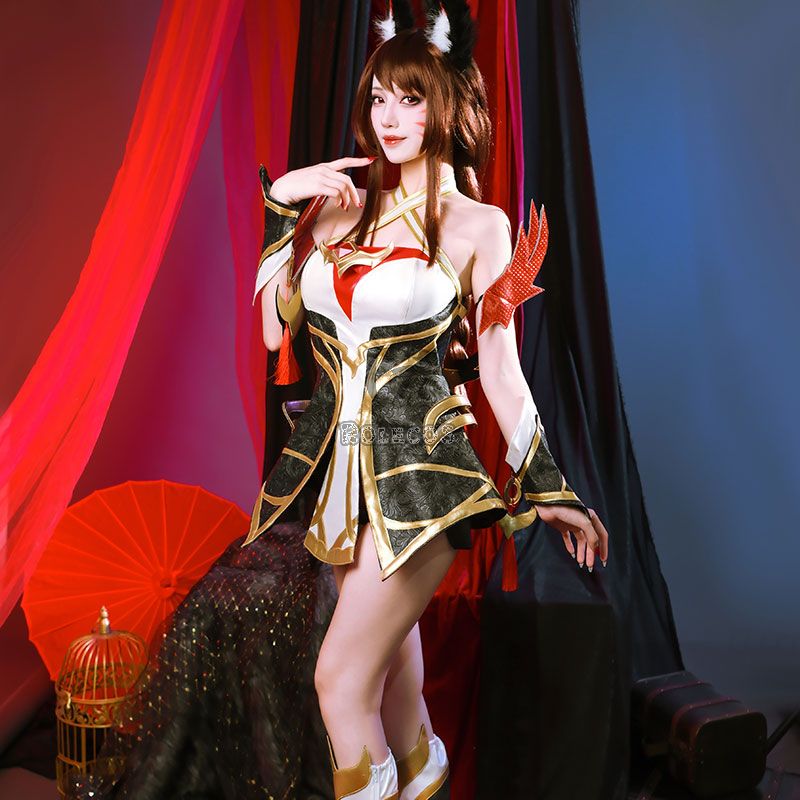 LOL Immortalized Legend Ahri Cosplay Costume