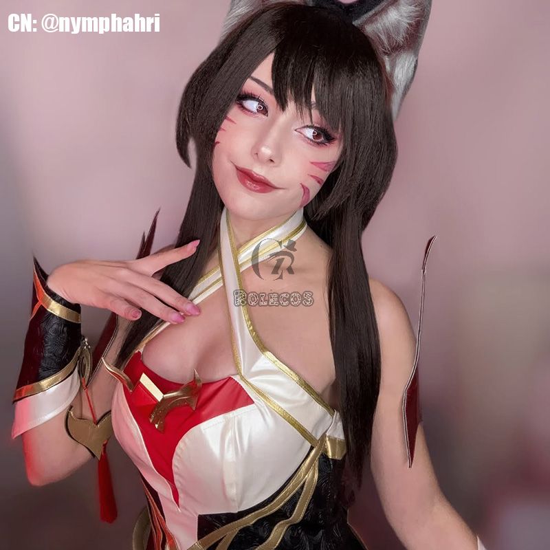LOL Immortalized Legend Ahri Cosplay Costume