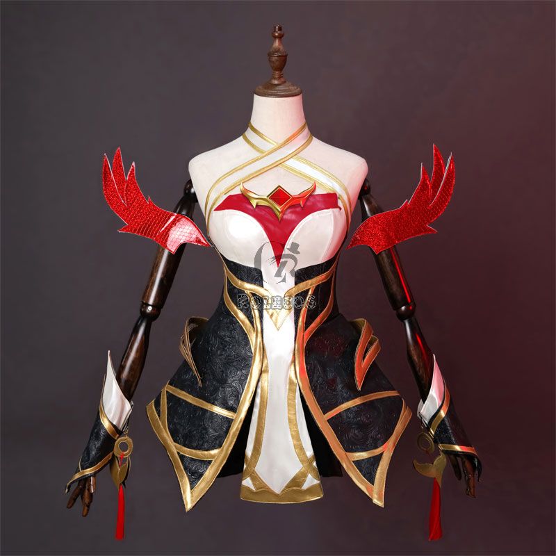 LOL Immortalized Legend Ahri Cosplay Costume