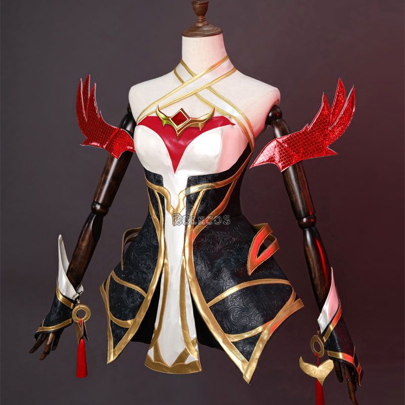 LOL Immortalized Legend Ahri Cosplay Costume