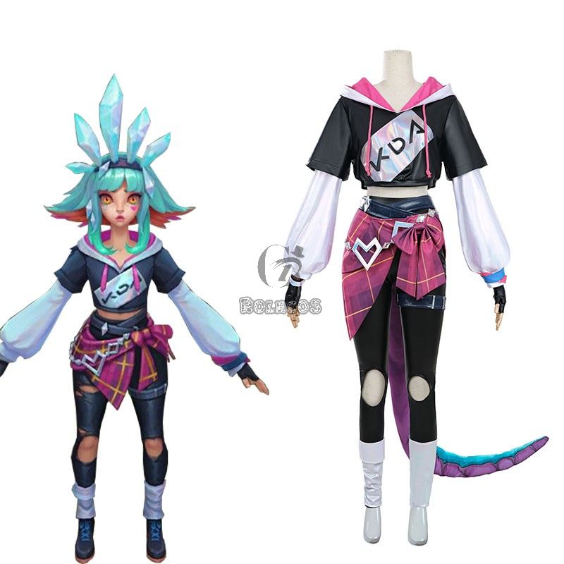 LOL KDA Neeko Cosplay Costume