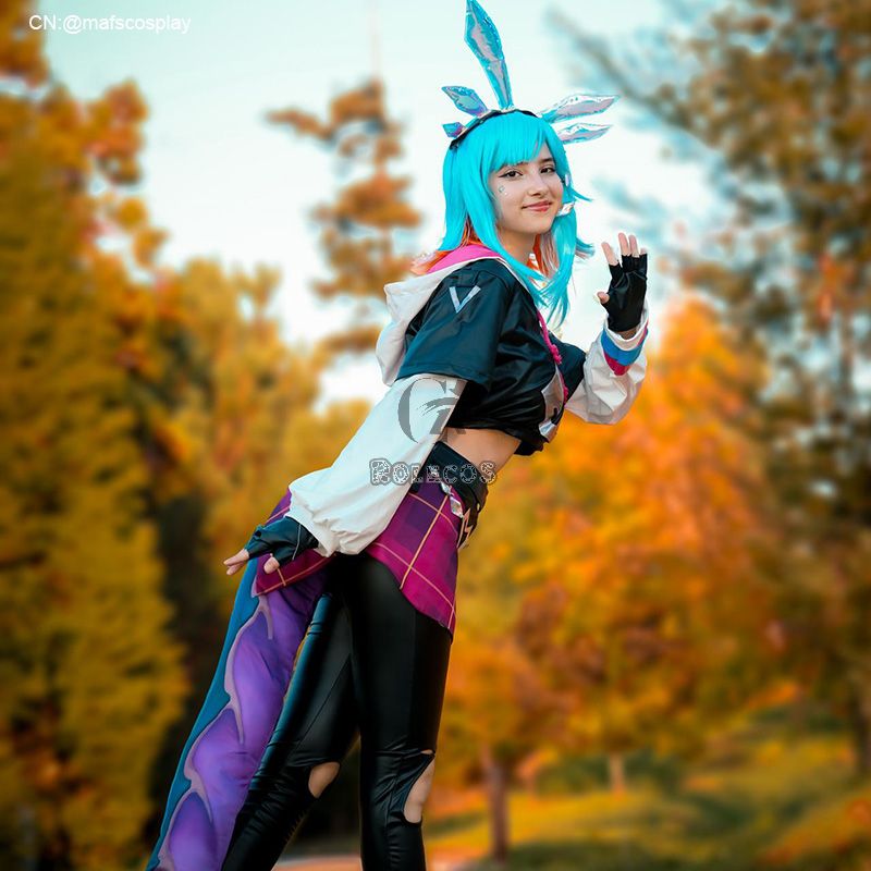 LOL KDA Superfan Neeko Cosplay Costume Halloween Costume