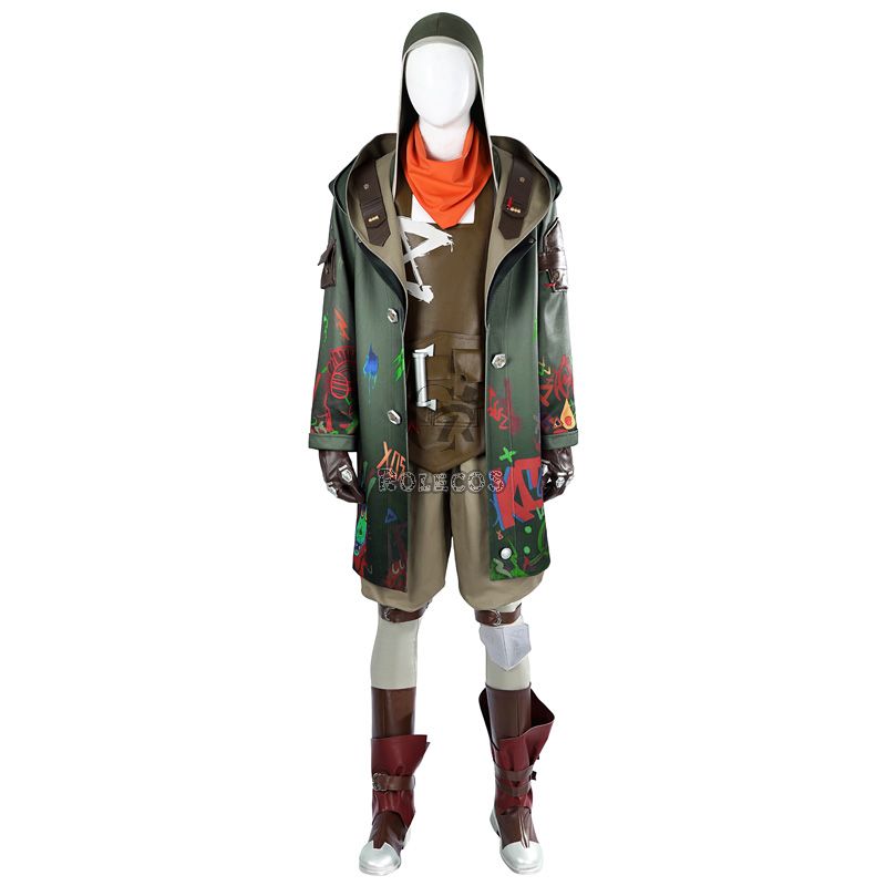 LOL League of Legends Arcane Season 2 Ekko Cosplay Costume