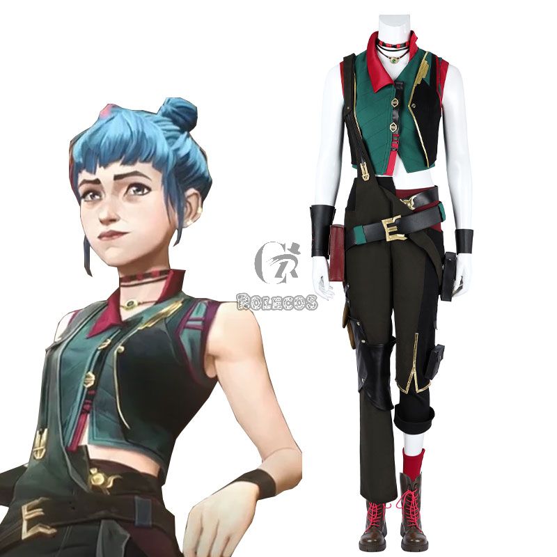 LOL League of Legends Arcane Season 2 Jinx Powder Cosplay Costume
