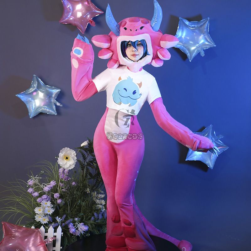 LOL League of Legends Cosplayer Neeko Cosplay Outfit