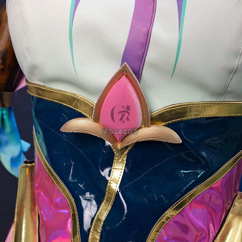 LOL League Of Legends Faerie Court Lux Cosplay Costume