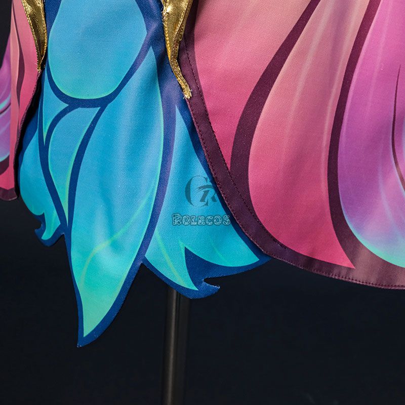 LOL League Of Legends Faerie Court Lux Cosplay Costume