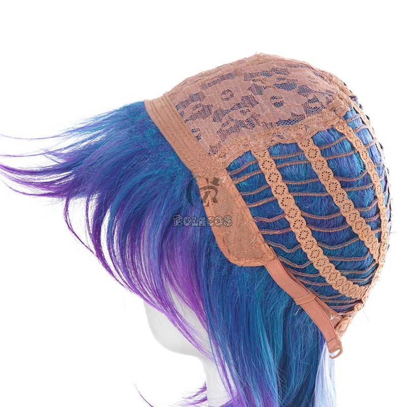 LOL Neeko Mixed Color Cosplay Wigs 