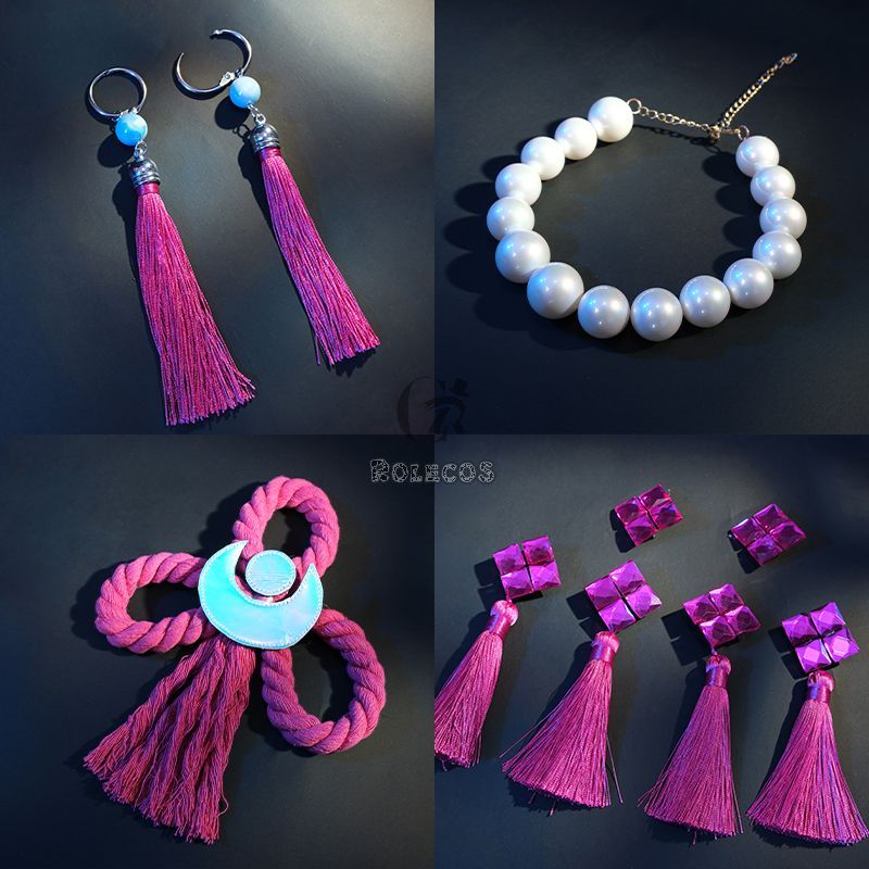 lol Snow Moon Ahri Cosplay Costume