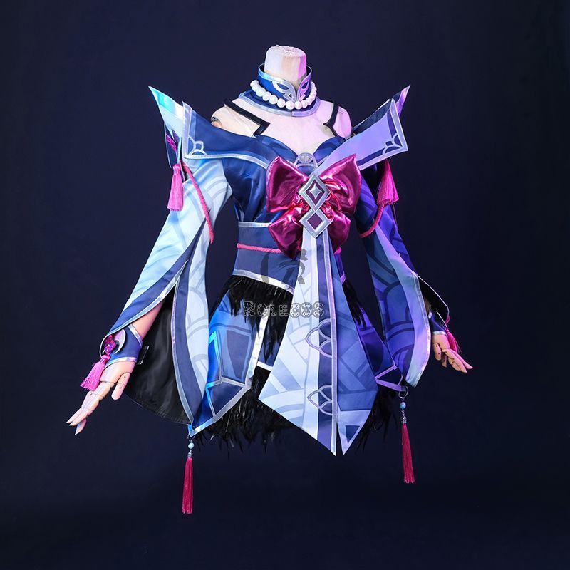 lol Snow Moon Ahri Cosplay Costume