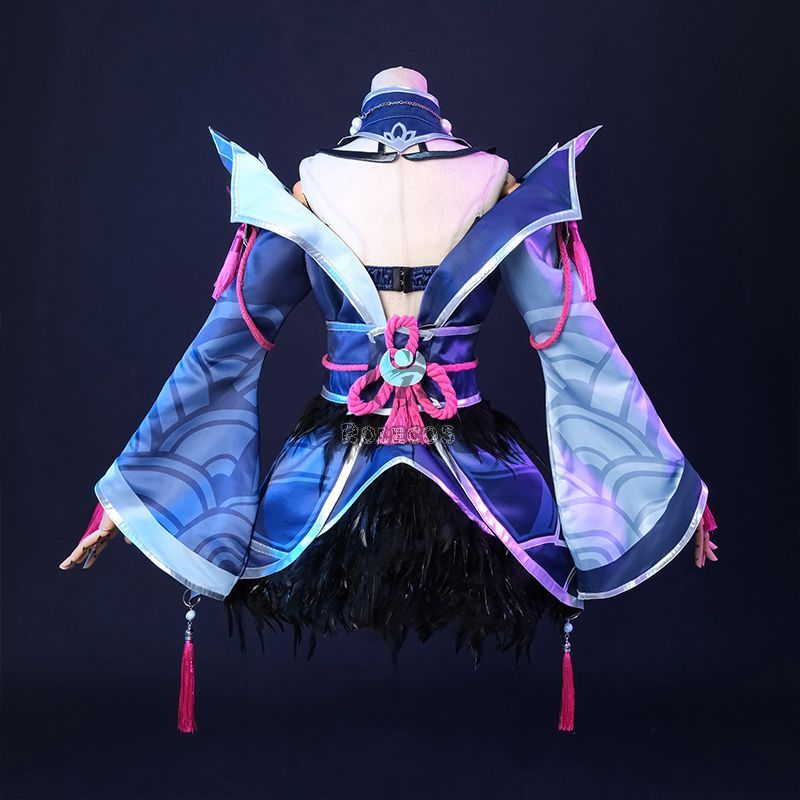 lol Snow Moon Ahri Cosplay Costume