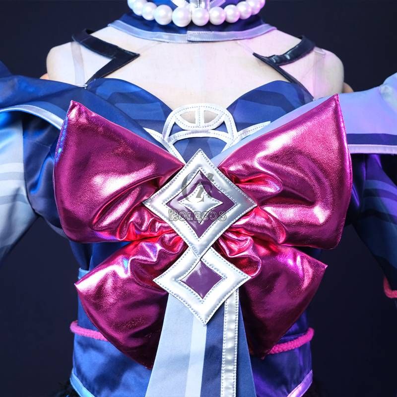 lol Snow Moon Ahri Cosplay Costume