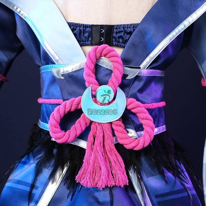 lol Snow Moon Ahri Cosplay Costume