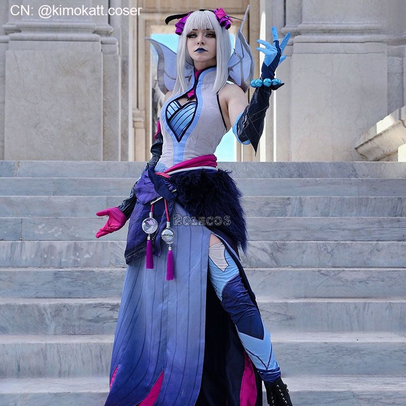 LOL Snow Moon Morgana Cosplay Costume